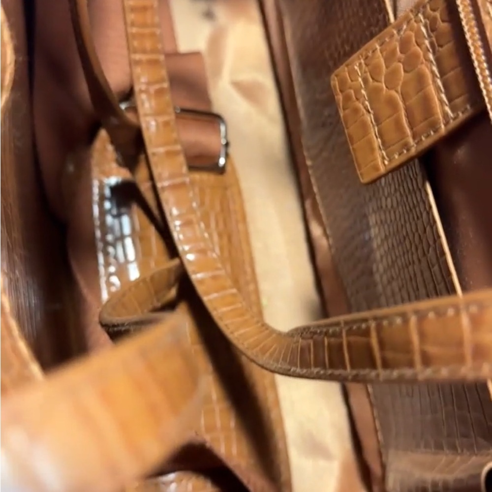 BEIS Brown Croc-Embossed Bag - Picture 6 of 6